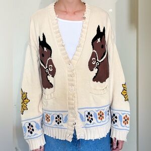 Profound Horse Cardigan